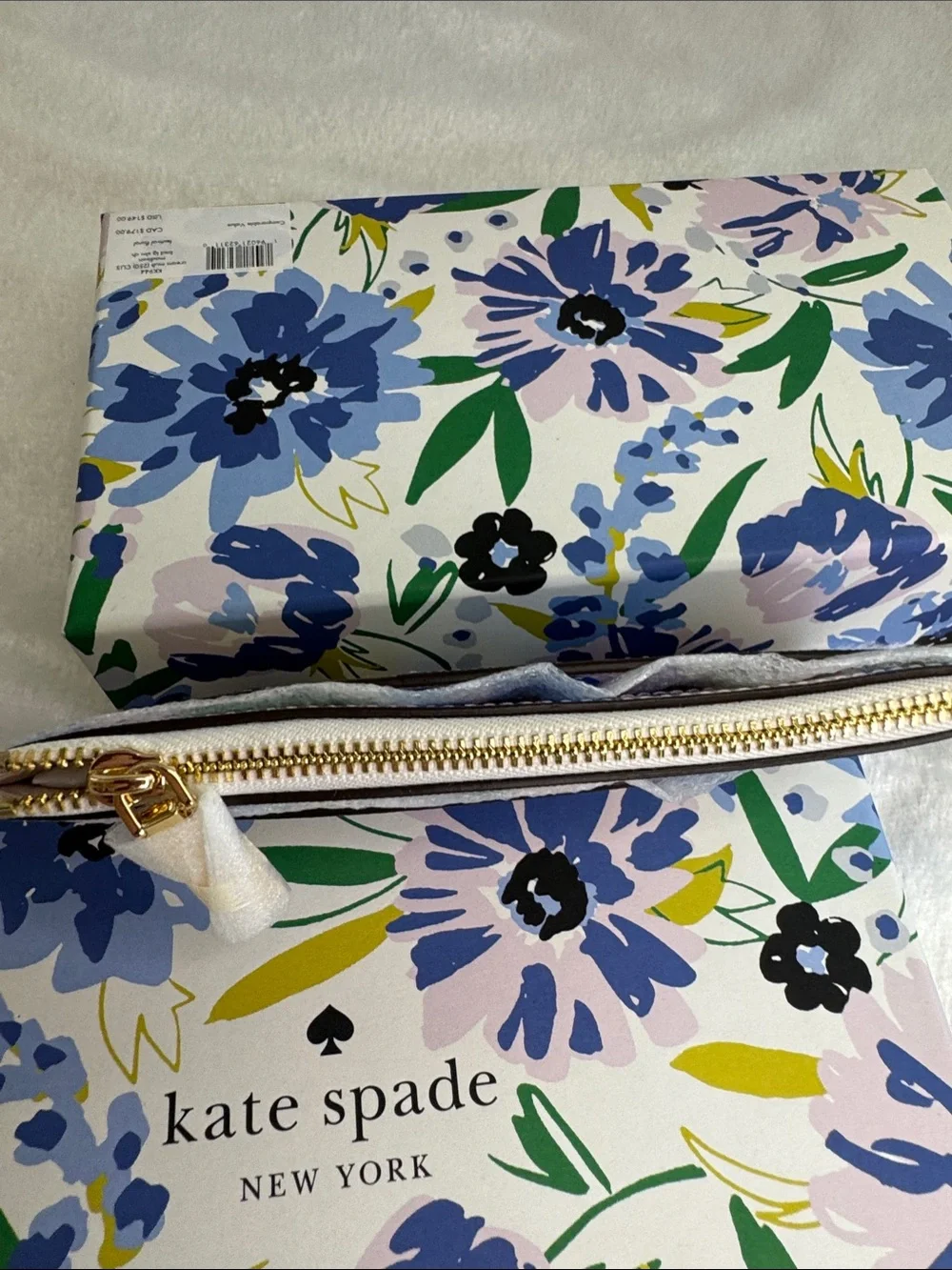 Kate Spade Boxed Madison Floral Large Slim Card Holder